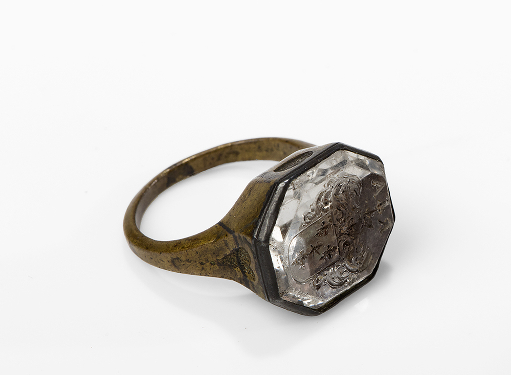 Zegelring met wapen Reint Alberda